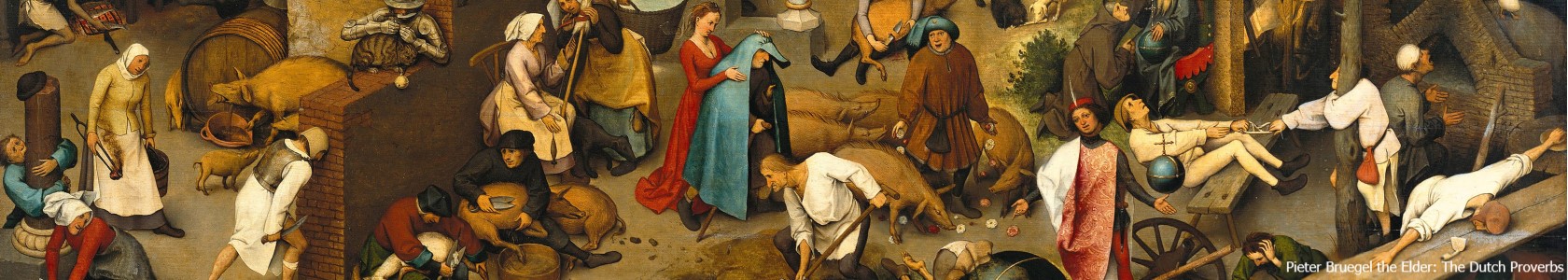 The Dutch Proverbs by Pieter Bruegel the Elder